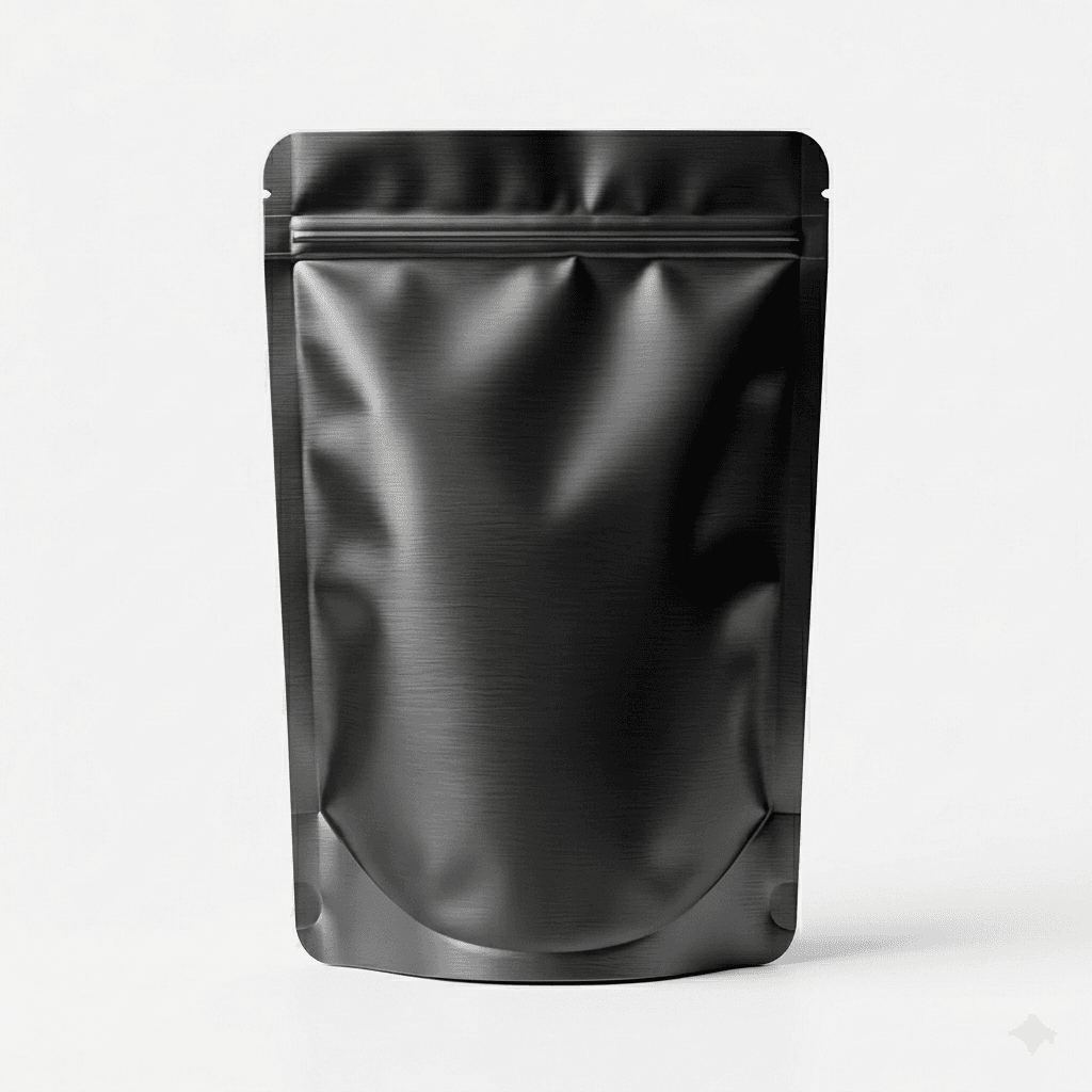 Mat Siyah Alüminyum Doypack